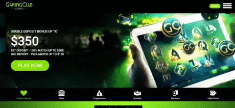 Gaming Club casino bonus