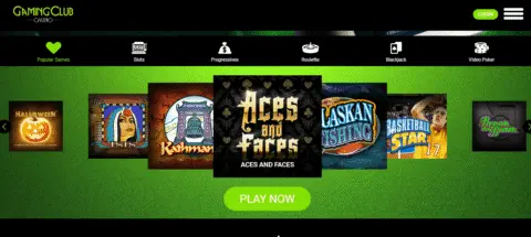 Gaming Club casino games