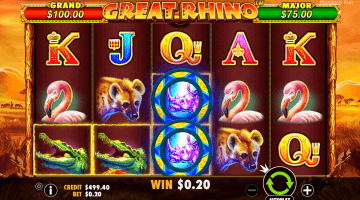 Great Rhino slot free spins