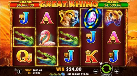 Great Rhino slot game