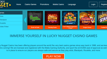 Lucky Nugget casino games