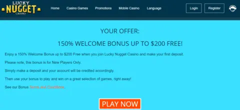 Lucky Nugget casino promotions