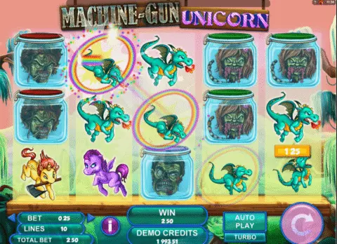 Machine Gun Unicorn slot free spins