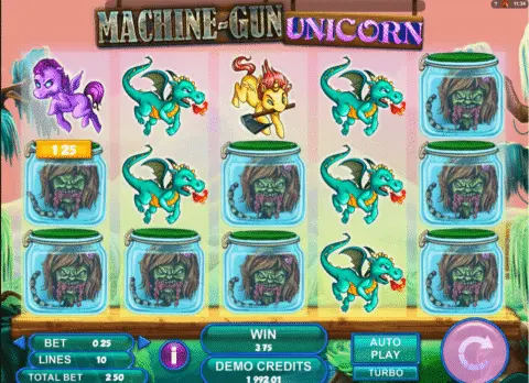 Machine Gun Unicorn slot game