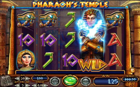 Pharaohs Temple slot free spins