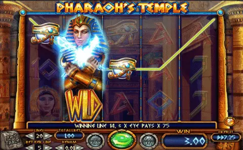Pharaohs Temple slot game