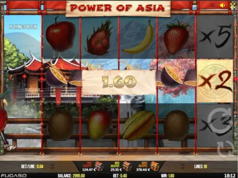 Power of Asia slot free spins