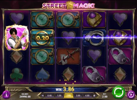 Street Magic slot free spins