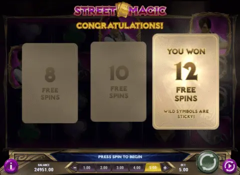 Street Magic slot game