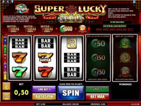 Super Lucky Reels slot game