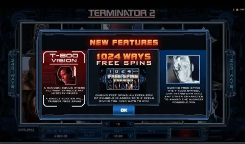 Terminator 2 slot game