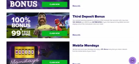 Wild Jackpots Casino free spins