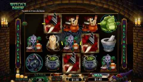 Witch’s Brew slot free spins
