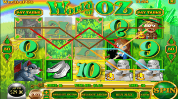 World of Oz slot free spins