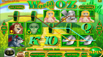 World of Oz slot game