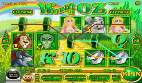 World of Oz slot game
