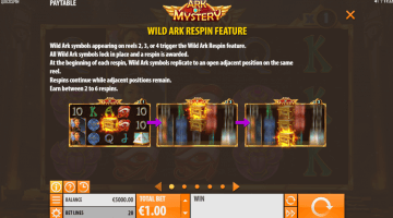 play Ark of Mystery slot