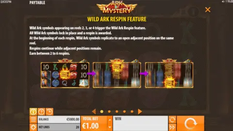 play Ark of Mystery slot