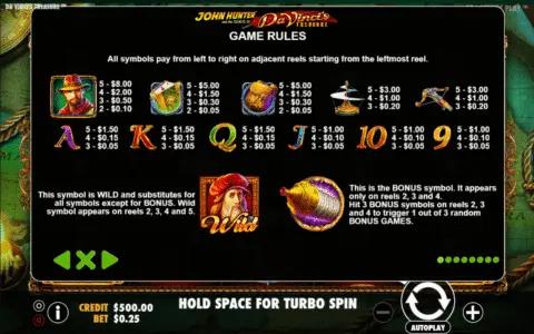 play Da Vinci’s Treasure slot