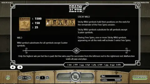 play Dead or Alive slot