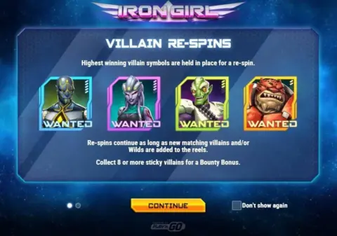 play Iron Girl slot