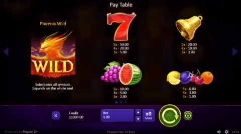 play Phoenix Fire slot