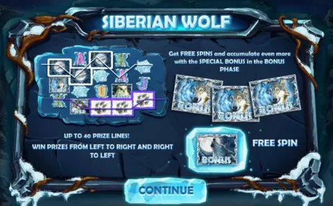 play Siberian Wolf slot