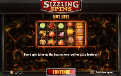 play Sizzling Spins slot