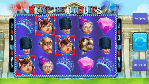 Beat the Bobbies slot free spins