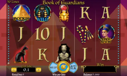 Book of Guardians slot game