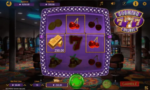 Booming Seven Deluxe slot free spins