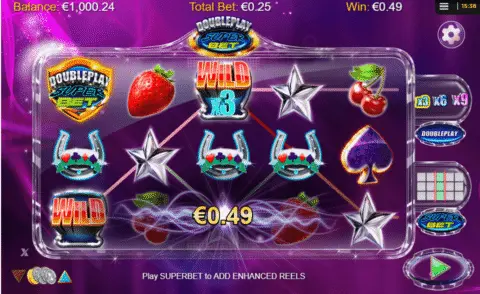 Doubleplay Super Bet slot free spins