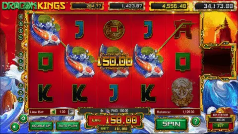 Dragon Kings slot free spins