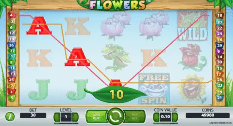 Flowers slot free spins