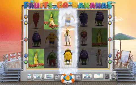 Fruits Go Bananas slot free spins