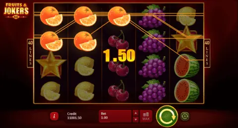 Fruits & Jokers slot game