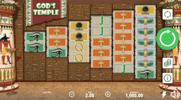 Gods Temple slot game