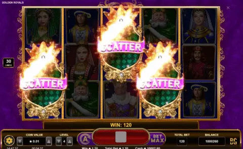 Golden Royals slot game