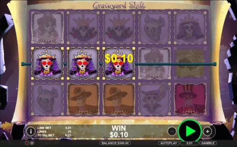 Graveyard Shift slot free spins