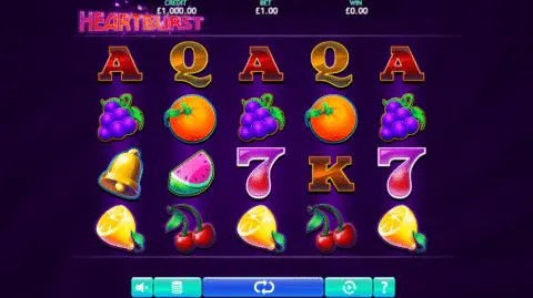 HeartBurst slot game