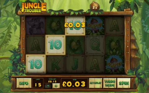 Jungle Trouble slot free spins