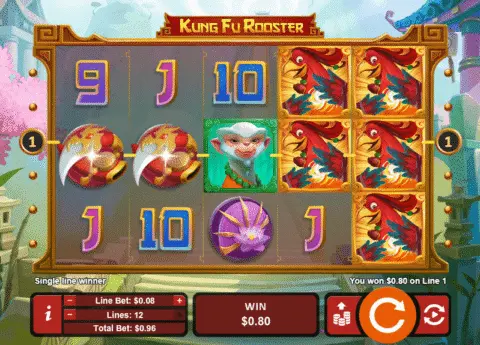 Kung Fu Rooster slot free spins
