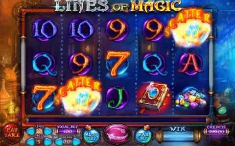 Lines of Magic slot free spins