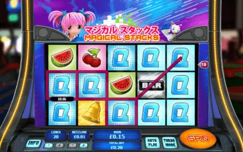 Magical Stacks slot free spins