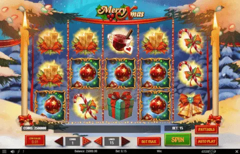 Merry Xmas slot free spins