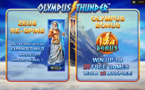 Olympus Thunder slot game