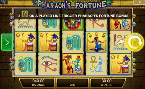 Play Pharaoh Fortune slot