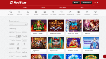 Red Star Casino slot games