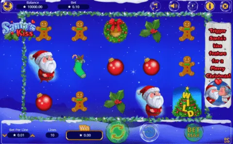 Santas Kiss slot game