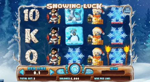 Snowing Luck slot free spins